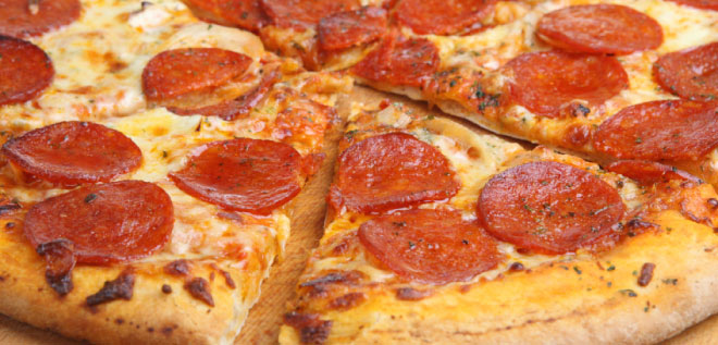 Get pizza from the City Pizzeria